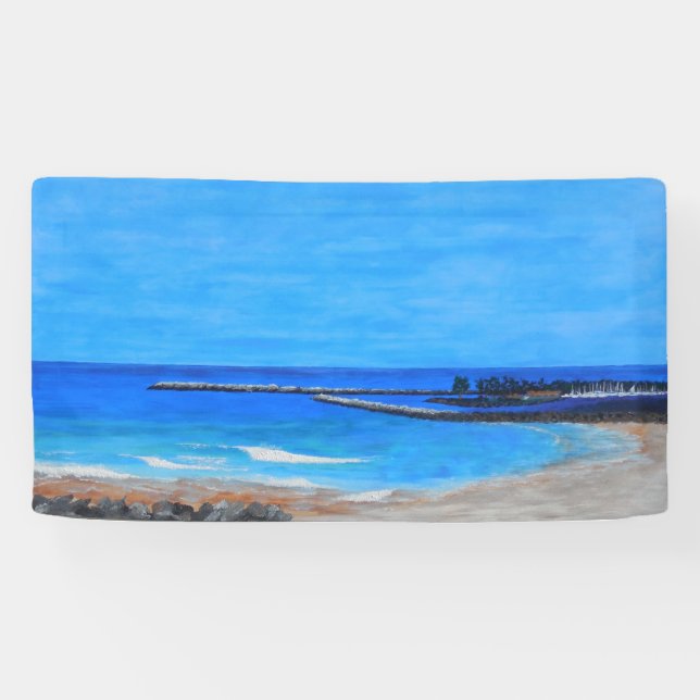 Dana point harbour painting  banner (Horizontal)