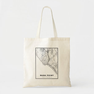 Dana Point Map Tote Bag