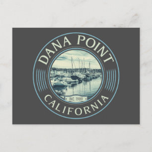 DANA POINT ORANGE CALIFORNIA - DANA POINT HARBOR POSTCARD