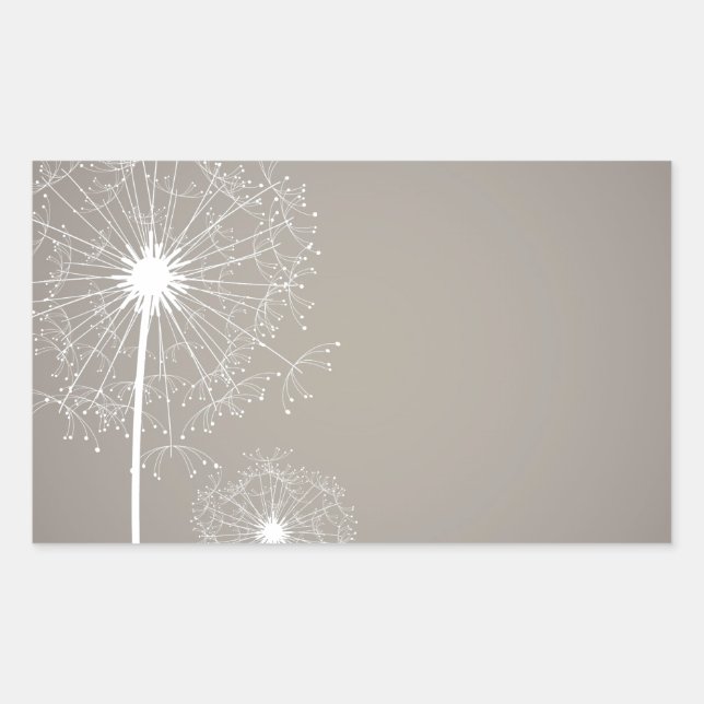 Danadelion Dream Rectangular Sticker (Front)
