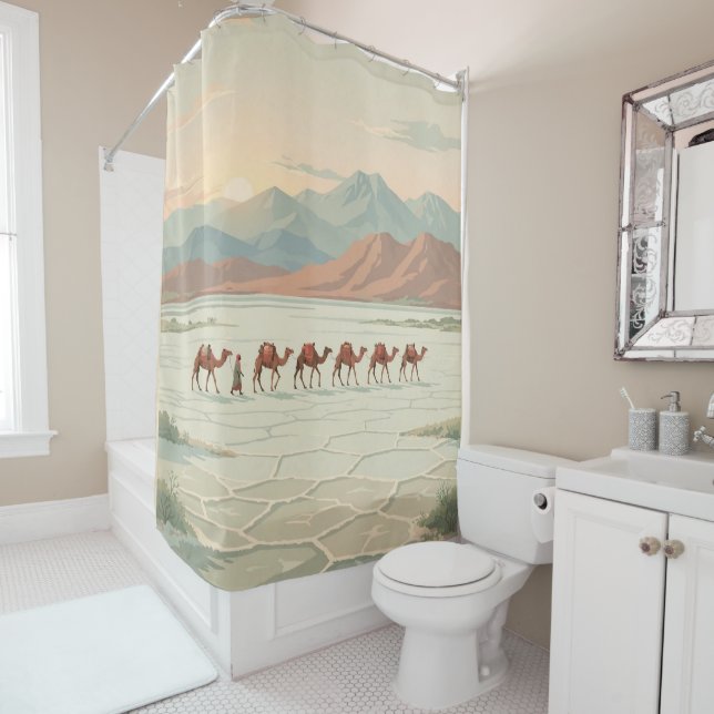 Danakil Shower Curtain (In Situ)