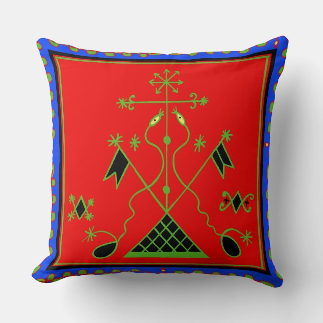 Danbhaiah la flambeau Throw Pillow (Front)