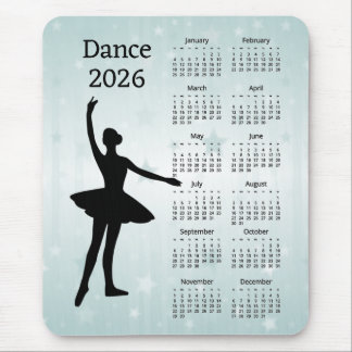 Dance 2026 Calendar  Mouse Pad