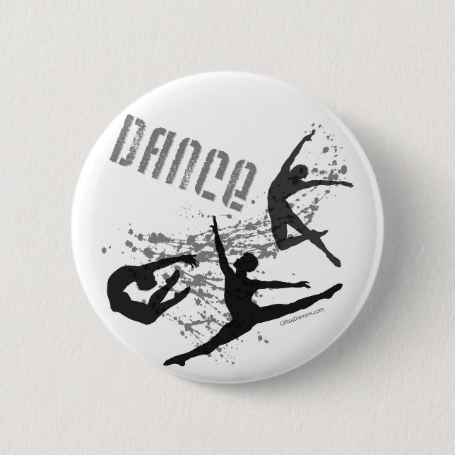 Dance 6 Cm Round Badge (Front)