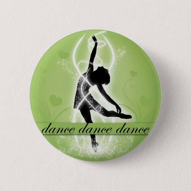 Dance 6 Cm Round Badge (Front)