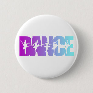 DANCE 6 CM ROUND BADGE