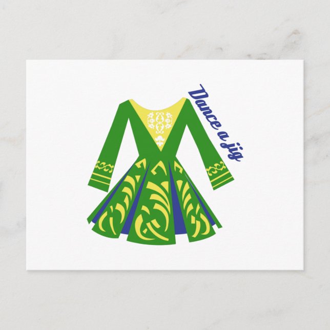 Dance a Jig Postcard (Front)