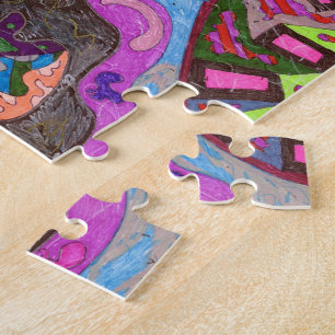 "Dance" Abstract Art Jigsaw Puzzle