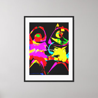 Dance Abstract Canvas Print