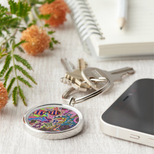 "Dance" Abstract Key Ring