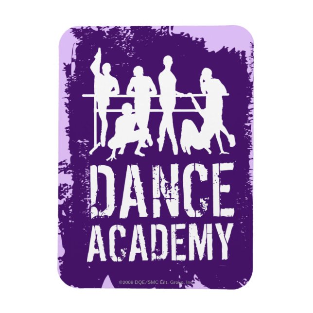 Dance Academy Silhouettes Logo Magnet (Vertical)