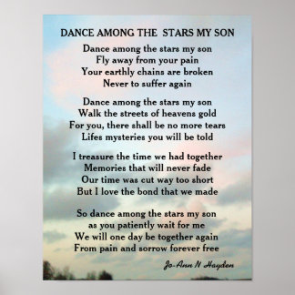 DANCE AMONG THE STARS MY SON POSTER