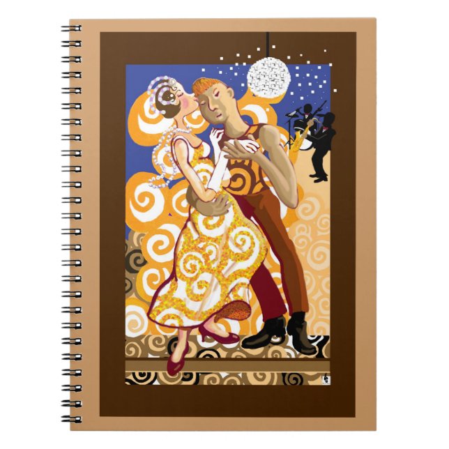 Dance and romance spiral notebook (Front)