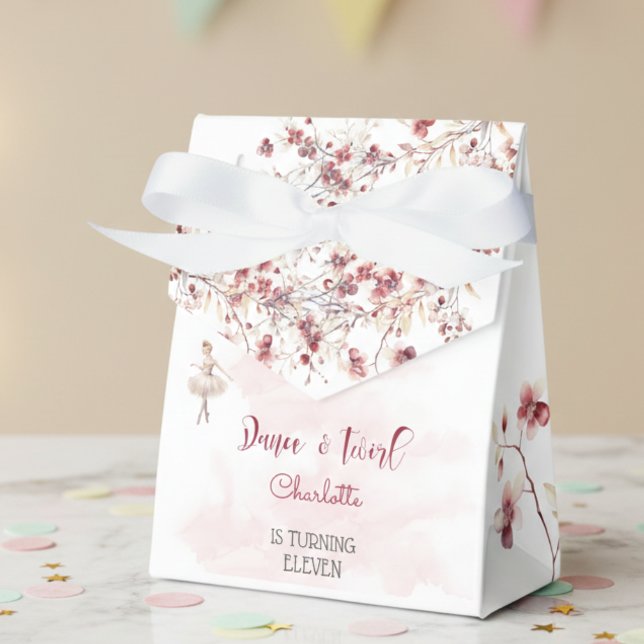 Dance and twirl ballerina birthday favour box (Creator Uploaded)
