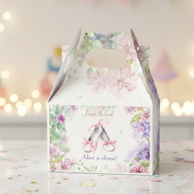 dance and twirl ballerina birthday favour box (Creator Uploaded)