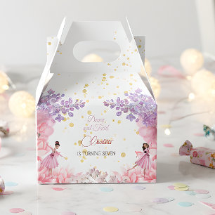 Dance and twirl ballerina birthday favour box