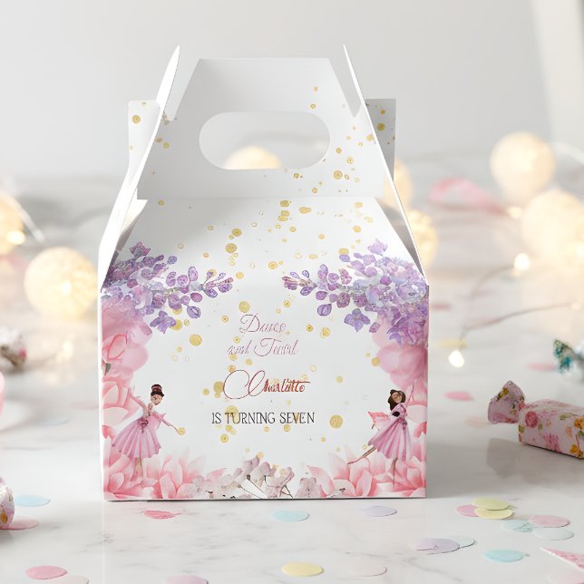 Dance and twirl ballerina birthday favour box (Creator Uploaded)