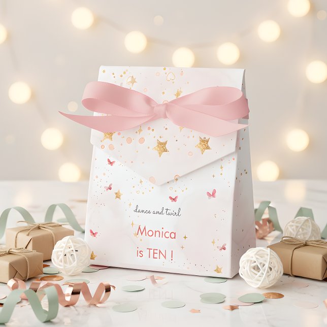 Dance and twirl cute ballerina ballet kid birthday favour box (Creator Uploaded)