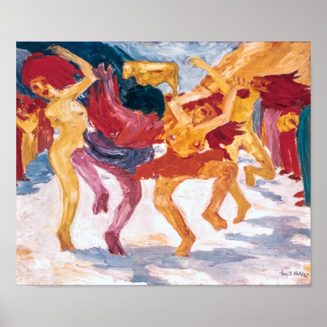 Dance Around the Golden Calf | Emil Nolde | Poster (Front)