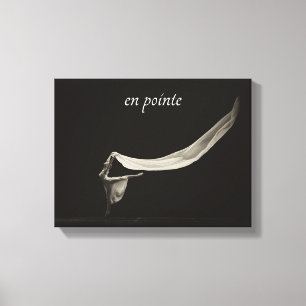 Dance Art Ballet en pointe Dancer Canvas Print