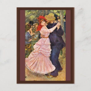 Dance At Bougival By Pierre-Auguste Renoir Postcard