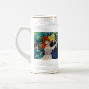 Dance at Bougival Pierre Renoir Beer Stein