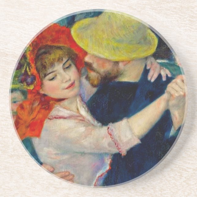 Dance at Bougival Pierre Renoir Coaster (Front)