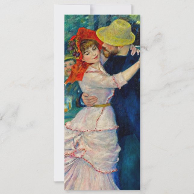 Dance at Bougival Pierre Renoir Invitation (Front)