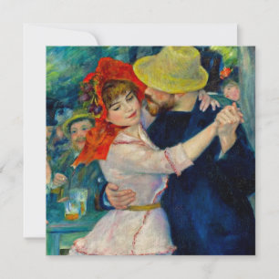 Dance at Bougival Pierre Renoir Invitation