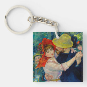 Dance at Bougival Pierre Renoir Key Ring