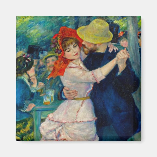 Dance at Bougival Pierre Renoir Magnet (Front)