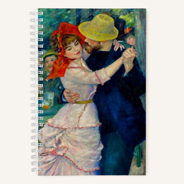 Dance at Bougival Pierre Renoir Notebook (Front)
