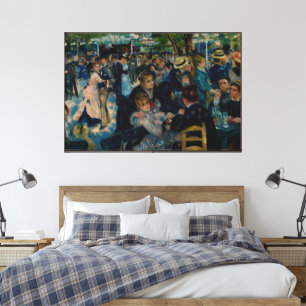 Dance at Le Moulin de la Galette - Auguste Renoir Canvas Print