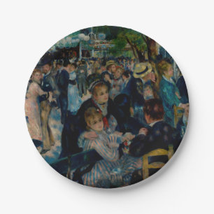 Dance at Le Moulin de la Galette - Auguste Renoir Paper Plate