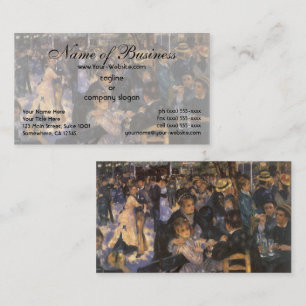 Dance at Le Moulin de la Galette by Renoir Business Card