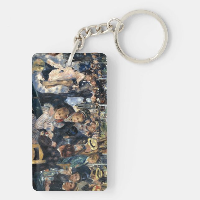 Dance at Le Moulin de la Galette by Renoir Key Ring (Back)