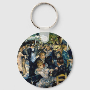 Dance at Le Moulin de la Galette by Renoir Key Ring