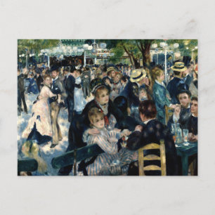 Dance at Le Moulin de la Galette by Renoir  Postcard
