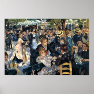 Dance at Le Moulin de la Galette by Renoir Poster