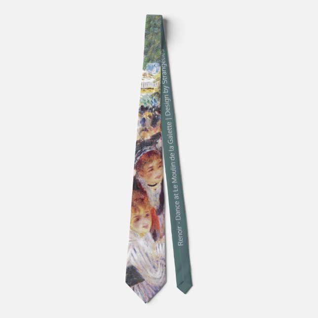 Dance at Le Moulin de la Galette Tie (Front)