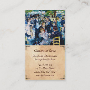 Dance at the Moulin de la Galette Auguste Renoir Business Card