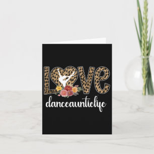 Dance Auntie Life Aunt Of A Dancer Proud Dancing A Card
