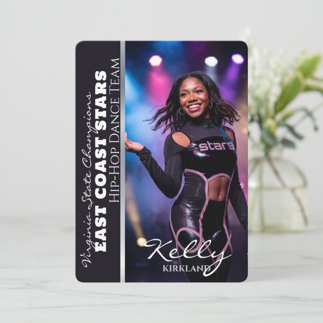 Dance Autograph Card Event Showcase Dancer Card (Standing Front)