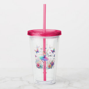 Dance Ballerina Acrylic Tumbler