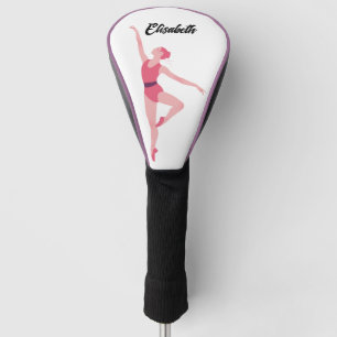 Dance ballerina personalisation golf head cover
