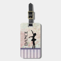 Dance - Ballerina Silhouette Vintage Background