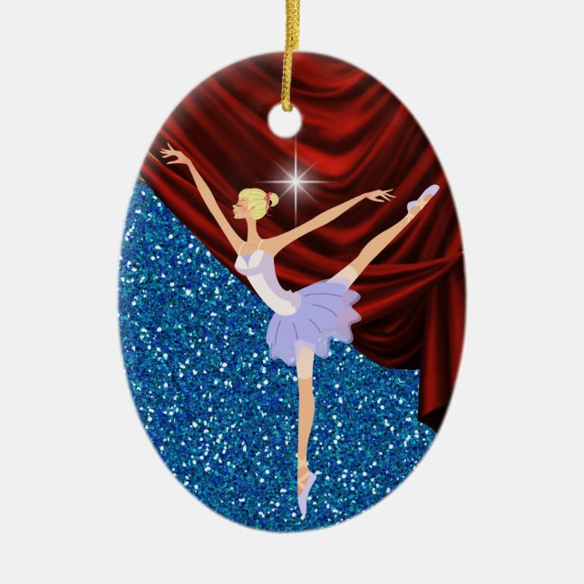 Dance Ballerina - SRF Ceramic Tree Decoration (Front)