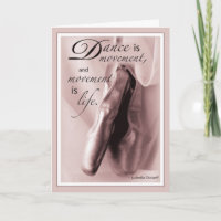 Dance Ballet Congratulations