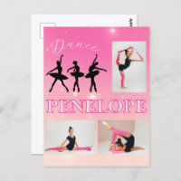 Dance Ballet Pink Gradient 3 Photo Personalised