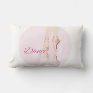 Dance Ballet Slippers Lumbar Cushion